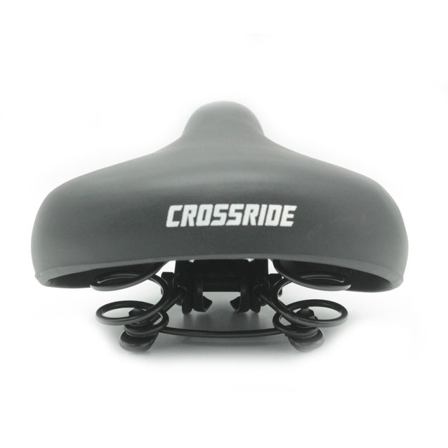 Сідло на пружинах CROSSRIDE № 017, чорне фото westvelo.com