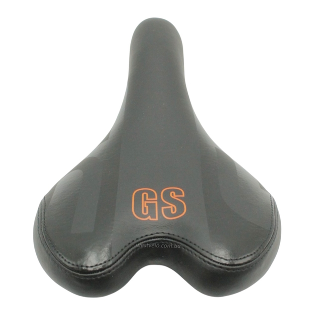 Сідло мтв на глагол GRAND STAR, GS-1512ВСD, чорне фото westvelo.com