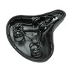 Сідло на пружинах VELOMAN S009 металева основа, чорне фото westvelo.com