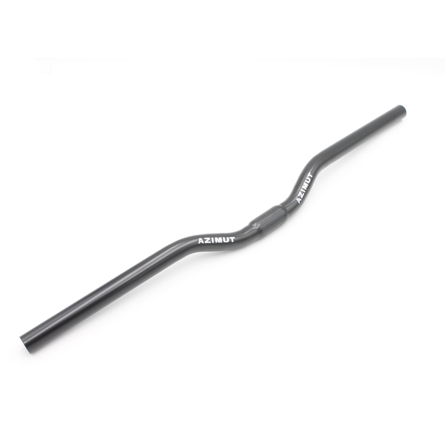 Руль мтв сталевий "ластівка" чорний 620мм. Ø25.4 AZIMUT фото westvelo.com