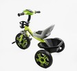 Дитячий велосипед 3-х колісний EVA (піна) Best Trike колеса 12-10, BS-25084 біло-салатовий, сталева рама, фара з музикою та світлом, кошик фото westvelo.com