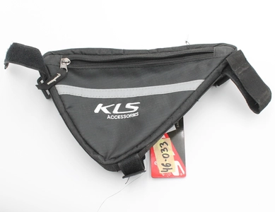 Сумка на раму (понижену) трикутна KLS (FRAMY (Lady) (25/22/16см) чорна