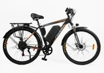 Електровелосипед 29 ST Corso «FISHER» FH-90855 сталь 21, двигун 600W, акумулятор 48V20Ah літієвий (к-т SHIMANO) графітово-помаранчевий фото westvelo.com