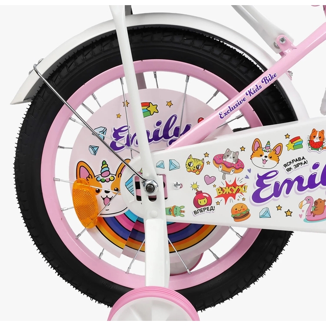 Дитячий велосипед 16 ST Corso «EMILY» ML-76369 рожевий фото westvelo.com
