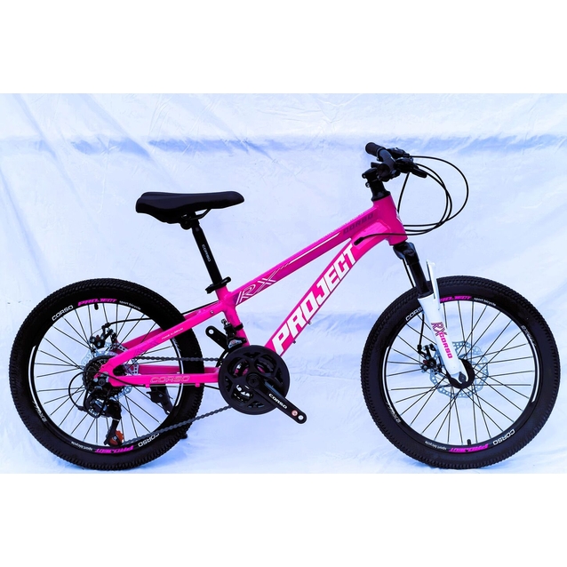 Велосипед 20 AL Corso «PROJECT» PJ-20197 алюміній 10", (к-т SunRun) рожевий фото westvelo.com