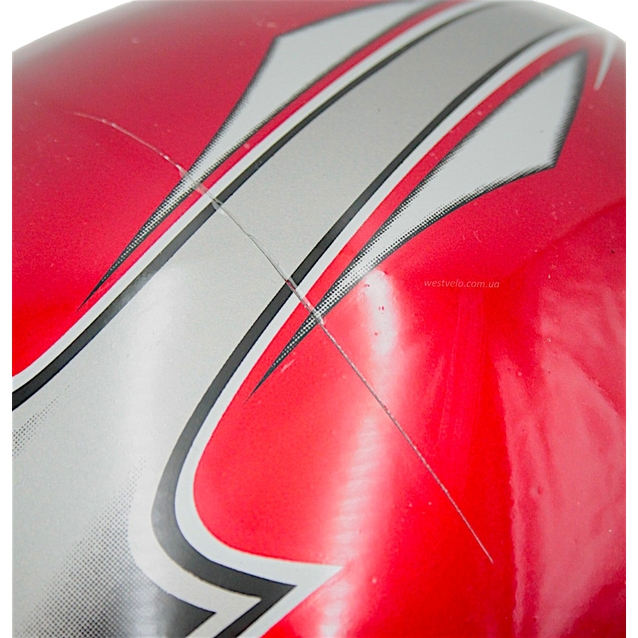 Мото шолом, закритий (L) AWN Helmet "109" червоний глянцевий фото westvelo.com