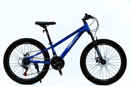 Велосипед 24 ST Corso «PHANTOM» PH-62314 сталь 11", (к-т SunRun) синій