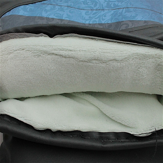 Рукавиці на кермо. зимові, синя вставка (EAGLE) фото westvelo.com