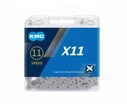 Ланцюг спорт 11 передач KMC Х11 сірий (1/2x11/128x118L) + замок фото westvelo.com