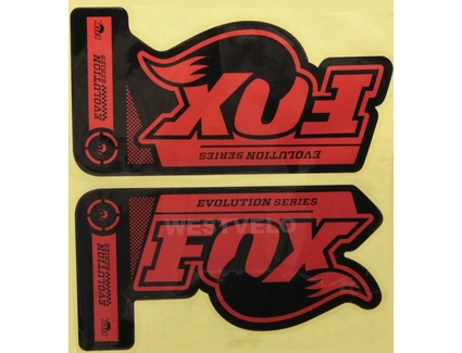 Наклейки на вилку. FOX EVOLUTION "прінт 13"