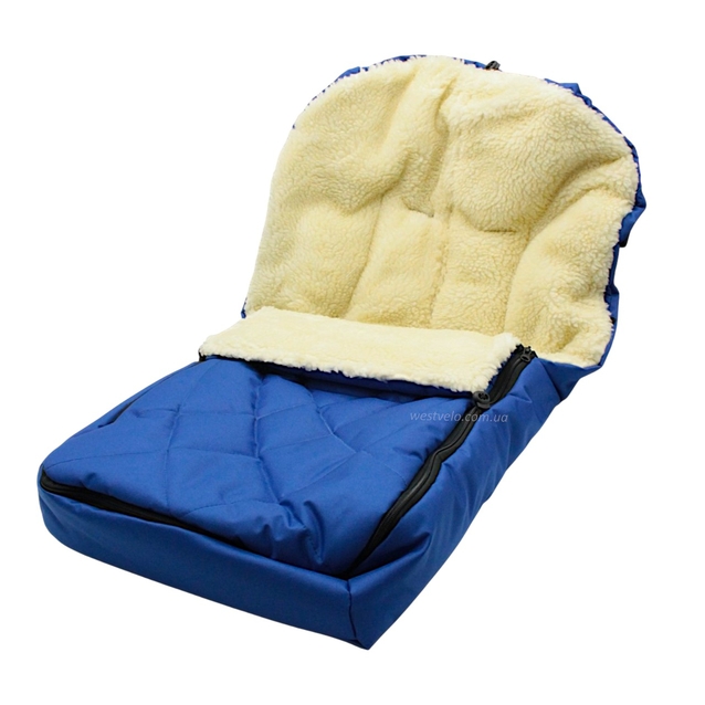 Конверт на хутрі синій фото westvelo.com