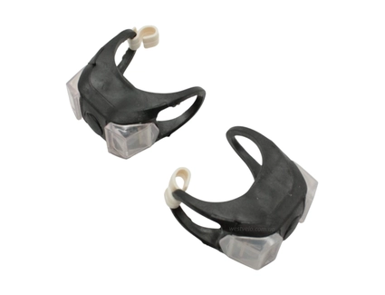 Мигалка силікон №009 2шт. на батарейці, (чорний корпус)