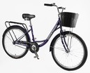 Міський велосипед 26 ST Corso «TRAVEL» TL-26106 сталь 16,5", темно-фіолетовий(2) (+к(чорний)/к/б) фото westvelo.com