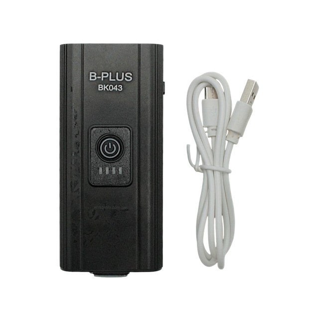 Фара Power Bank BK 043 LED (2х18650) (6 functions ) індикатор заряду фото westvelo.com