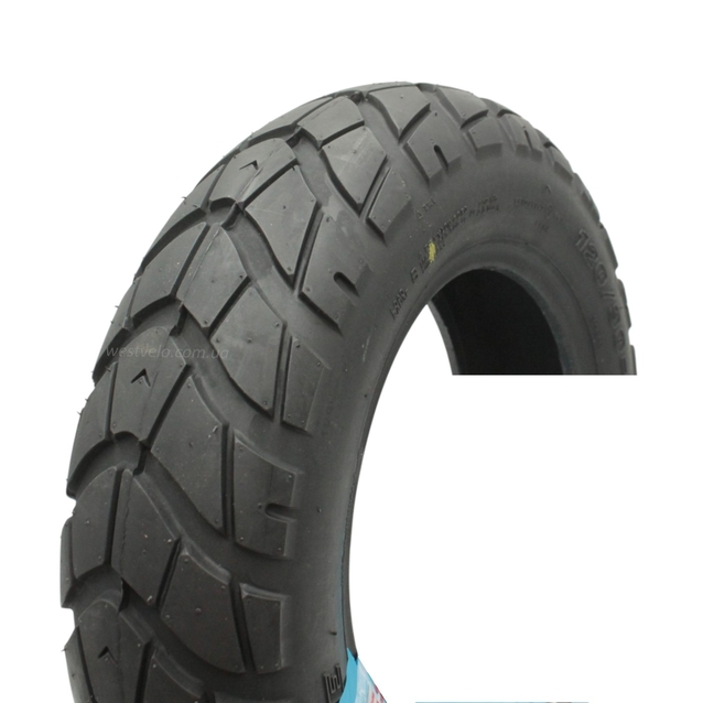 Покришка "10" 120/90-10 Б/К DELI TIRE Індонезія (101) напів-шип TL фото westvelo.com