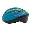Вело шолом "TK Sport" 602 блакитний з кольоровими смугами, окружність 57 см фото westvelo.com