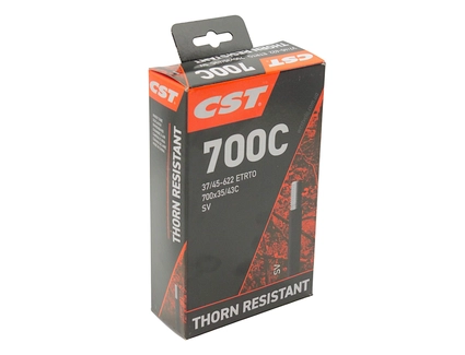 Камера турист 28 короткий ніпель AV 35mm CST (37-45) 'THORN RESISTANT' (антипрокол)