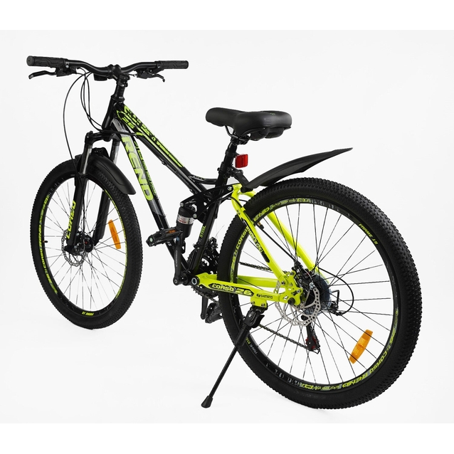 Велосипед 26 ST Corso «REND» RD-14196 сталь 15", (к-т SHIMANO) чорно-жовтий фото westvelo.com