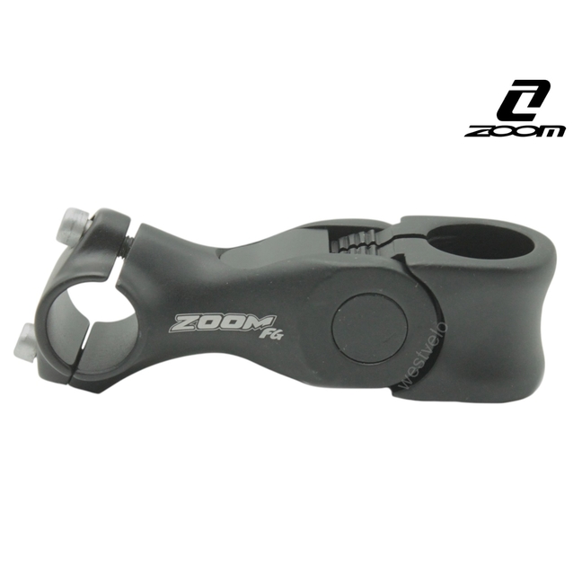 Винос руля на безрізьбову вилку регульован. Ø28.6-Ø25.4мм, L-100мм, ZOOM  FG, чорний фото westvelo.com