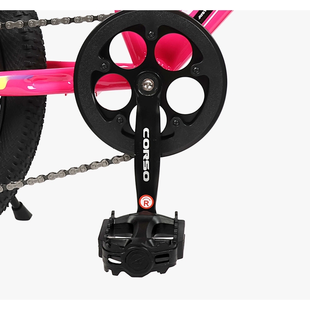 Велосипед 20 ST Corso «SPIRIT» ST-40822 сталь 11", (к-т SHIMANO) рожевий фото westvelo.com