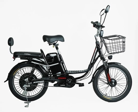 Електровелосипед 20 AL Corso «DYNAMEX» DN-20719, алюміній, двигун 350W, акум. 48V10Ah літієвий чорно-червоний