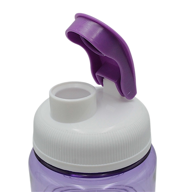 Фляга 650 ml харч.пластик, фіолетова. Тип 2 фото westvelo.com