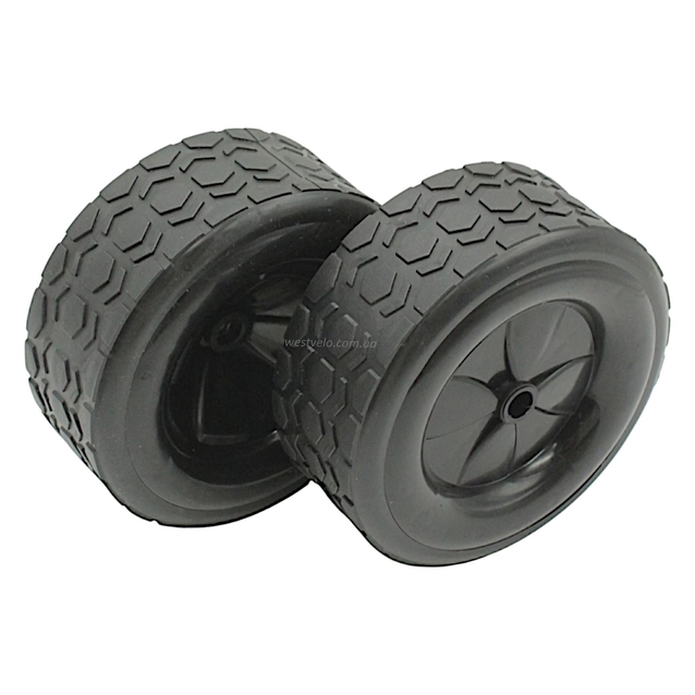 Бокові дитячі колеса (Ø 12-20) пластмасові LUMARI широкі чорні фото westvelo.com