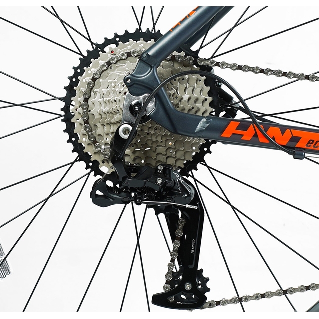 Велосипед 29 AL Corso «NERO» NR-29604 алюміній 19", (к-т LTWOO) графітово-помаранчевий фото westvelo.com