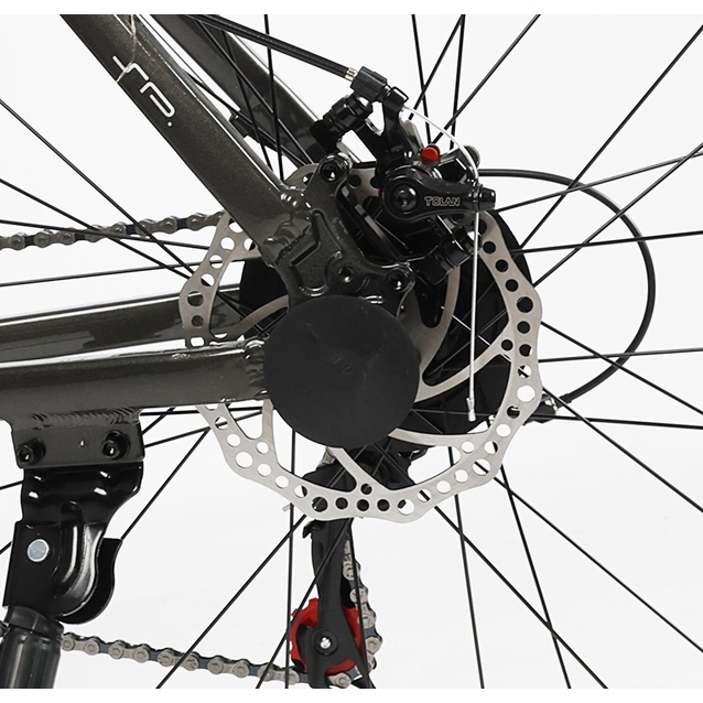 Велосипед 29 AL Corso «DARK-X» DX-29827 алюміній 21", (к-т SHIMANO) графітовий фото westvelo.com