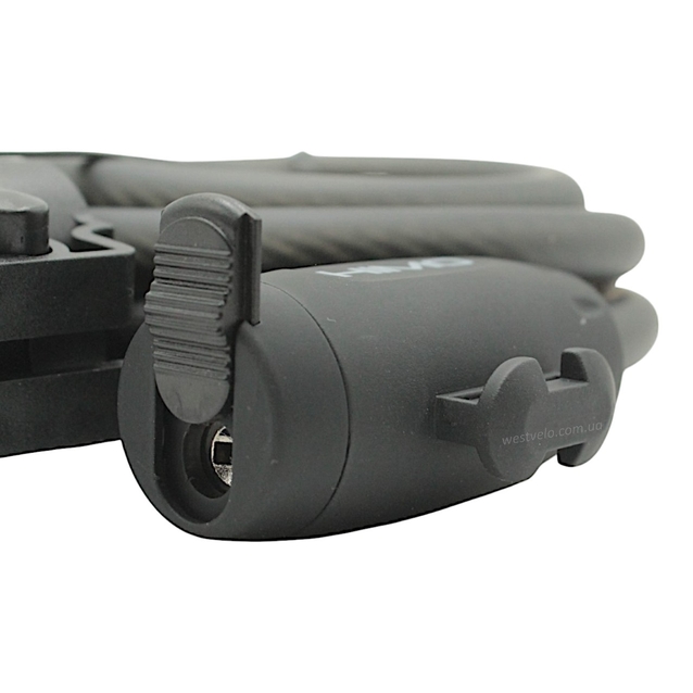 Замок на ключ 508 Ø12mm L-1500mm, HIMO з кріпленням на раму фото westvelo.com