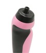 Фляга 650 ml харч.пластик, рожева з чорними вставками фото westvelo.com