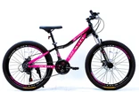 Велосипед 24 AL Corso «GRAVITY» GR-24918 алюміній 12", (к-т SHIMANO) рожевий фото westvelo.com