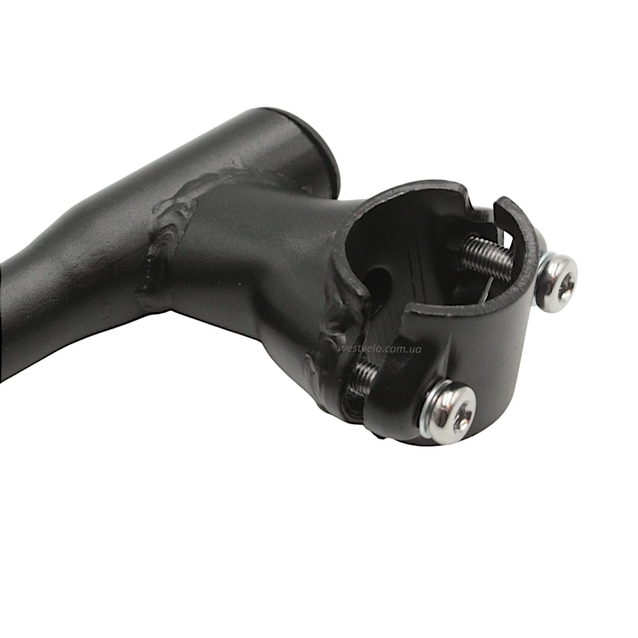 Винос руля мтв сталевий Ø22.2мм. L-150мм. L-60мм. Ø31.8мм. (HS059) чорний матовий фото westvelo.com