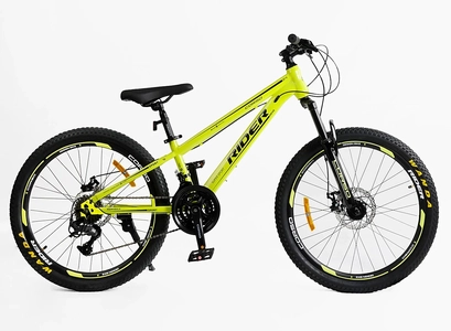Велосипед 24 ST Corso «RIDER» RD-24880 сталь 11", (к-т LTWOO-A2) жовтий