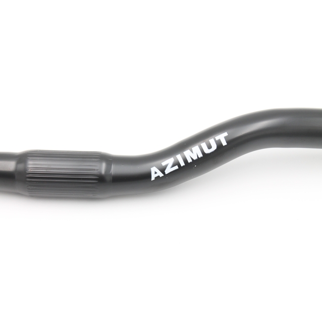Руль мтв сталевий "ластівка" чорний 620мм. Ø25.4 AZIMUT фото westvelo.com