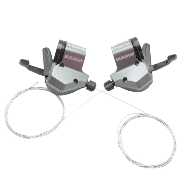 Манетки SUNRUN SL-KD-30 (пів автомат) 3+8 швидкостей фото westvelo.com