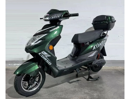 Електроскутер Corso «AXENT» AX-302744, двигун 1500W, акумулятор 72V 30Ah літій-залізо-фосфатний, зелений, колеса 10"