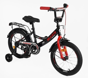 Дитячий велосипед 20 ST Corso «MAXIS» CL-20215 чорно-червоний