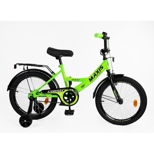 Дитячий велосипед 16 ST Corso «MAXIS» CL-16192 салатовий фото westvelo.com