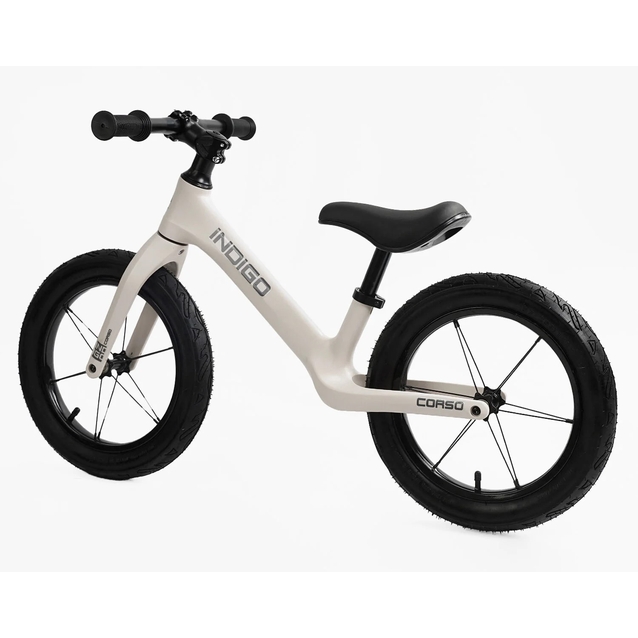 Велобіг 14 Corso надувні колеса, нейлонова рама «INDIGO» D-3261-45 білий фото westvelo.com