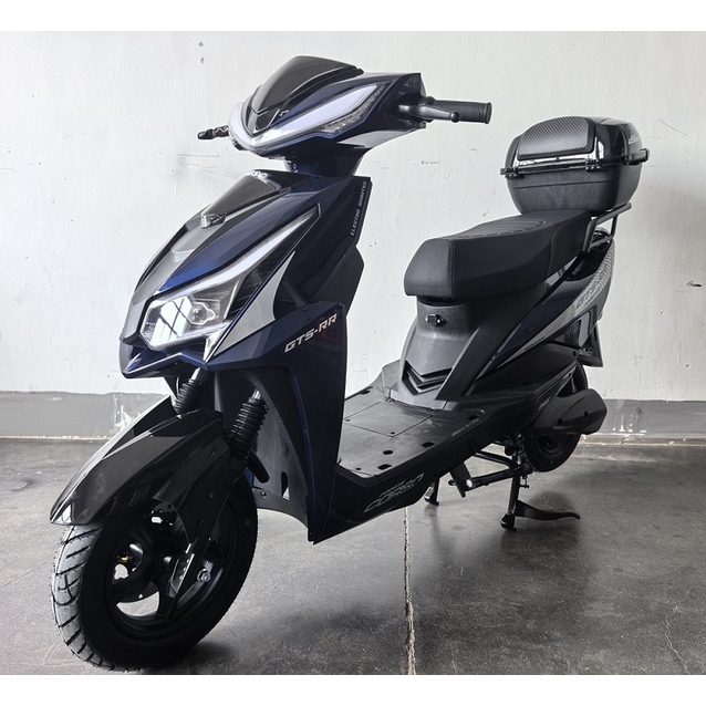 Електроскутер Corso «GTS-RR» GTS-465899, двигун 2000W, акумулятор 72V 30Ah літій-залізо-фосфатний, синій, колеса 10" фото westvelo.com