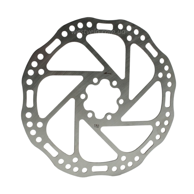 Гальмівний диск (ротор) Ø180мм ARES SM18 під болти (+ болти) фото westvelo.com