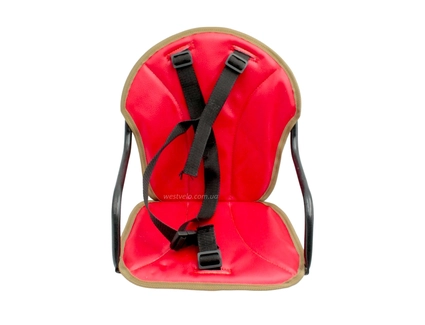 Крісло дитяче метал. на чоловічу раму, червоне