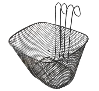 Кошик дитячий метал сіточка, на гачки, чорний
