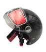 Мото шолом, відкритий (XL) "IBK" 033, чорний глянцевий фото westvelo.com
