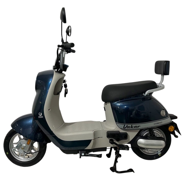 Електроскутер Corso «DAKAR» D-960500, двигун 500W, акумулятор 60V/20Ah синій