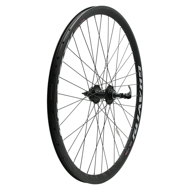 Колесо 27,5 зад, обід 2-ний чорний дисковий, втулка AL. NECO MS31R, диск 6 болтів,ексцентрик фото westvelo.com