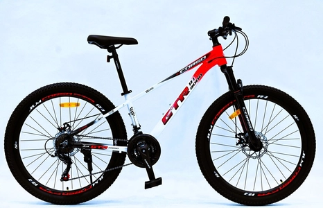 Велосипед 26 AL Corso «GTR-3000» GT-68095 алюміній 13", (к-т SHIMANO) біло-червоний