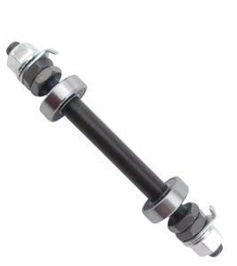 Вісь передньої втулки мтв на пром підшипниках широка L-80мм Ø26. L-145мм