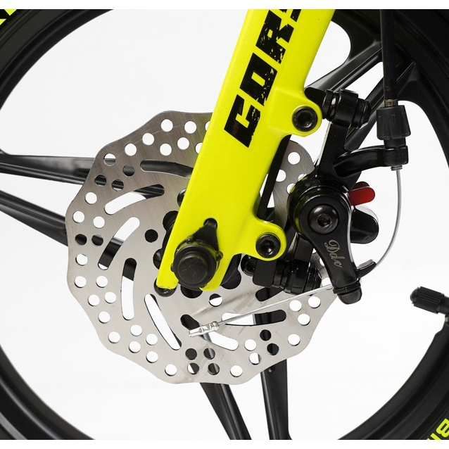 Дитячий велосипед 14 MG Corso «STREAM» SM-42081, магнієва рама, чорно-жовтий фото westvelo.com